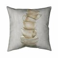 Begin Home Decor 26 x 26 in. Coffee Mugs-Double Sided Print Indoor Pillow 5541-2626-SL18